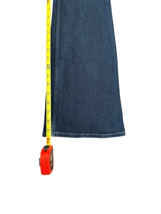 WHBM Women’s High Rise Dark Wash Sculpt Skinny Flare Jeans Size 8 Stretch - Picture 10 of 16